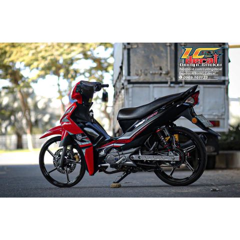 [Siêu Sale] [FreeShip] TEM RỜI mẫu Y11ZR 2022 cho Sirius Fi đỏ đen - không bay màu Quyen Decal