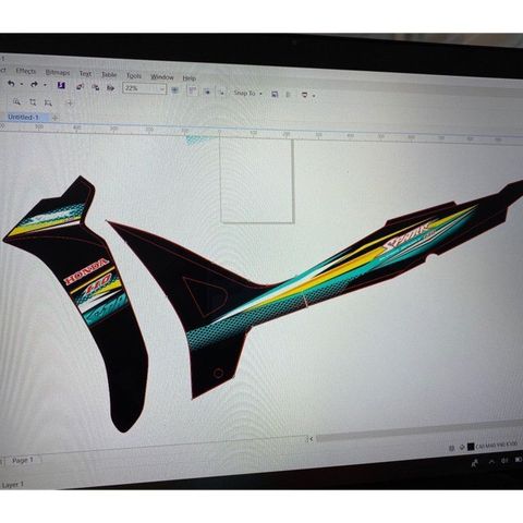 Tem Chế Wave Blade - Tặng Logo Ver 24