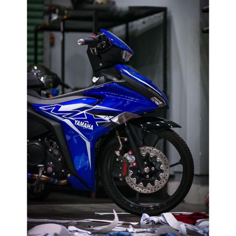 tem rời exciter 155 xanh đen mx trắng đen mẫu thịnh hành 2023 - Decal Cao Cấp Nhất