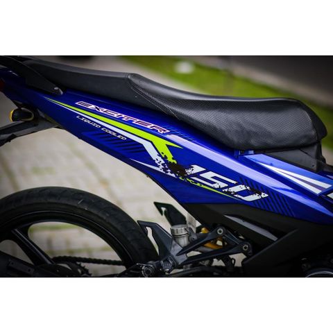 Tem Rời Dán Xe Exciter 150 Mẫu EX Xanh Trắng Cực Đẹp, Hàng 3 Lớp Chất Lượng Cao Quyen Decal