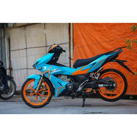 Tem rời Winner X RSX xanh ngọc cam , in sắc nét, 3 lớp không phai màu CM00128 1 2