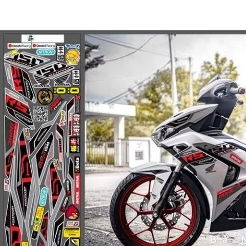 tem rs xe winner v3 màu bạc [TEM XE WINNER V3 RS GIÁ RẺ] 👉chế tem theo yêu cầu giá rẻ. - Decal Cao Cấp Nhất