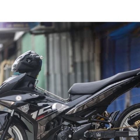 Tem rời exciter 150 Y15ZR bạc đen