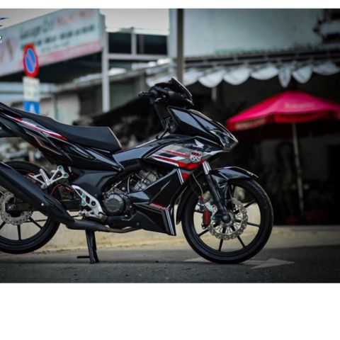 [Siêu Sale] TEM RỜI mẫu RS150 đỏ hot 2022 cho Winner X đen - tem 3 lớp cao cấp không bay màu Quyen Decal