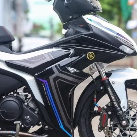 [FreeShip] [Ảnh thật] Tem rời Exciter 155 Xám tím  - Mẫu Y16ZR Quyen Decal