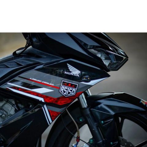 [Siêu Sale] TEM RỜI mẫu RS150 đỏ hot 2022 cho Winner X đen - tem 3 lớp cao cấp không bay màu Quyen Decal