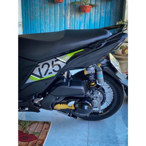 [Siêu Sale] Tem rời MIO M3 125 - mẫu zin xanh lá bạc cho xe đen - tem chuẩn form dễ dán - không bay màu Quyen Decal