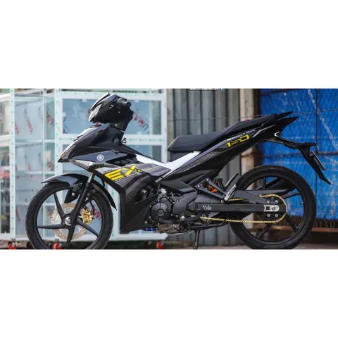 Tem Rời Ex 150 Y15ZR Xám Đen Chữ Vàng