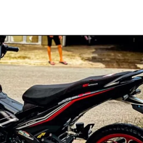 Tem Ex 150 Y15ZR Đen Xám Chỉ Đỏ