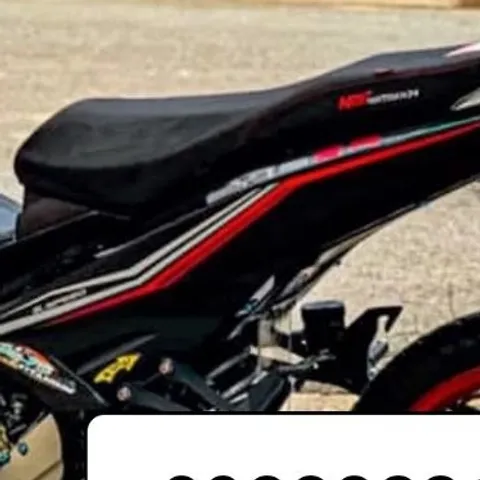 Tem Ex 150 Y15ZR Đen Xám Chỉ Đỏ