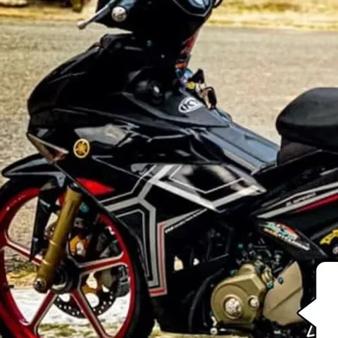Tem Ex 150 Y15ZR Đen Xám Chỉ Đỏ