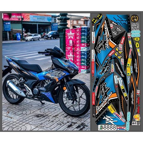 [TEM XE WINNER X Hayabusa GIÁ RẺ] 👉chế tem theo yêu cầu giá rẻ😍 - Decal Cao Cấp Nhất