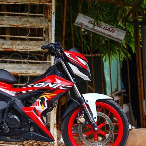 Tem Rời Dán Xe Sonic Mẫu Zin Trắng Đỏ Cực Chất, Hàng 3 Lớp Chất Lượng Cao Quyen Decal