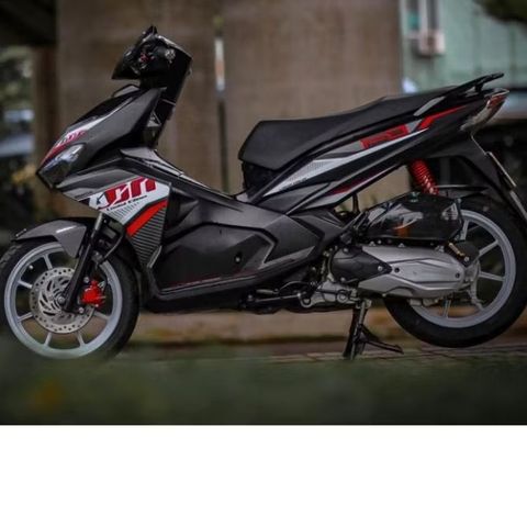 [Giá hủy diệt] TEM RỜI mẫu ADn đỏ bạc cho AirBlade 125 đen - tem cao cấp không bay màu Quyen Decal