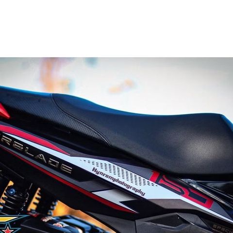 [Giá hủy diệt] TEM RỜI mẫu ADn đỏ bạc cho AirBlade 125 đen - tem cao cấp không bay màu Quyen Decal