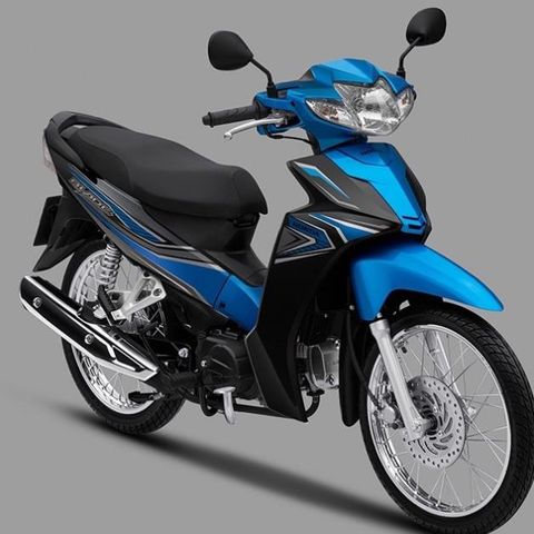 Tem Rời Honda Wave Blade 110 Dán Xe Xanh Đen  - Decal In Chất Lượng