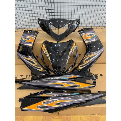 tem rời exciter 2010 lửa xe đen phối nhiều màu