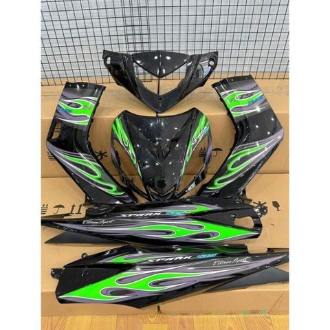 tem rời exciter 2010 lửa xe đen phối nhiều màu