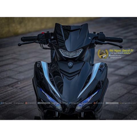 TEM RỜI Y16ZR ZIN MALAYSIA DÁN XE EX155 VVA ĐEN BÓNG-ĐEN NHÁM- VÀNG ĐỒNG QDC