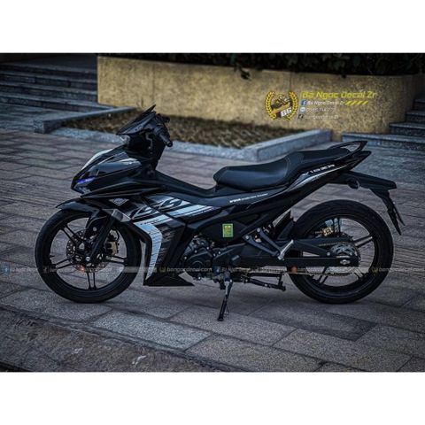 TEM RỜI Y16ZR ZIN MALAYSIA DÁN XE EX155 VVA ĐEN BÓNG-ĐEN NHÁM- VÀNG ĐỒNG QDC