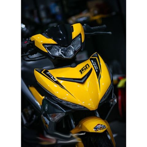 Tem rời Exciter 150 mẫu Y15ZR phối vàng xám đen, in sắc nét, 3 lớp không phai màu CM00019 1 2