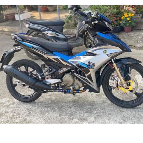 Tem Chế Rời Exciter 150 Y15ZR Xám Bạc Đen  - Decal In Chất Lượng