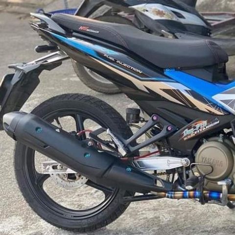 Tem Chế Rời Exciter 150 Y15ZR Xám Bạc Đen  - Decal In Chất Lượng