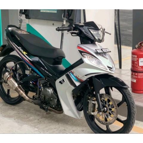 Tem Exciter Crypton X 135 Đen Bạc  - Decal In Chất Lượng