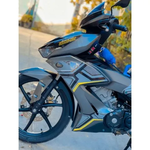 Tem Rời Honda Winner X Xám Đen  - Decal In Chất Lượng