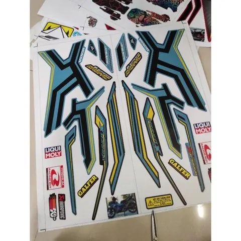 Tem Rời Honda Winner X Xám Đen  - Decal In Chất Lượng