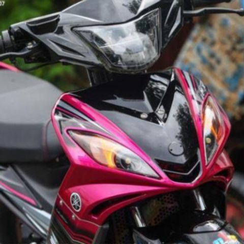 [FreeShip] TEM RỜI mẫu Jupiter MX hồng cho Exciter 135 bạc đen - tem cao cấp không bay màu Quyen Decal