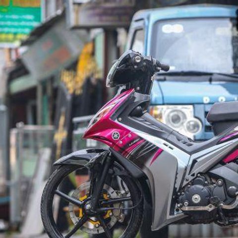 [FreeShip] TEM RỜI mẫu Jupiter MX hồng cho Exciter 135 bạc đen - tem cao cấp không bay màu Quyen Decal