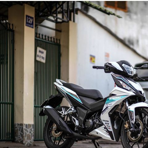 Tem Rời Dán Xe Winner V1 Mẫu Petronas Xanh Trắng Cực Hot, Hàng 3 Lớp Chất Lượng Cao Quyen Decal