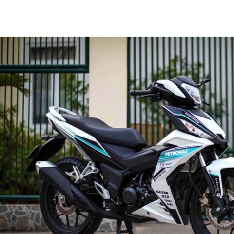 Tem Rời Dán Xe Winner V1 Mẫu Petronas Xanh Trắng Cực Hot, Hàng 3 Lớp Chất Lượng Cao Quyen Decal