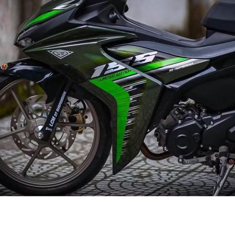 [Siêu Sale] Tem rời Exciter 155 xanh lá - mẫu Y16ZR mới 2023 Quyen Decal