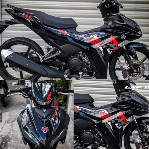Tem rời Exciter 155 mãu Special Edition đỏ xám - mẫu mới 2024 Cao Cấp