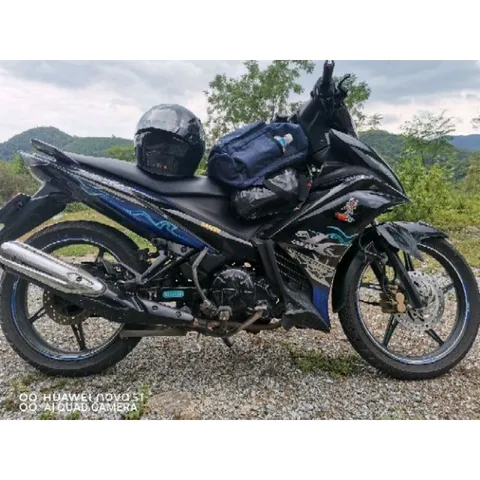 Tem Rời EX 135 Tia Sét Dán Xe Đen  - Decal In Chất Lượng