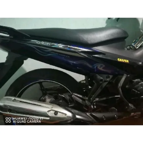 Tem Rời EX 135 Tia Sét Dán Xe Đen  - Decal In Chất Lượng