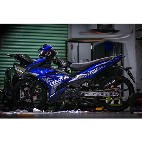 Tem rời Exciter 150 mẫu Y15ZR xe xanh GP full, in sắc nét, 3 lớp không phai màu CM00027 1 2