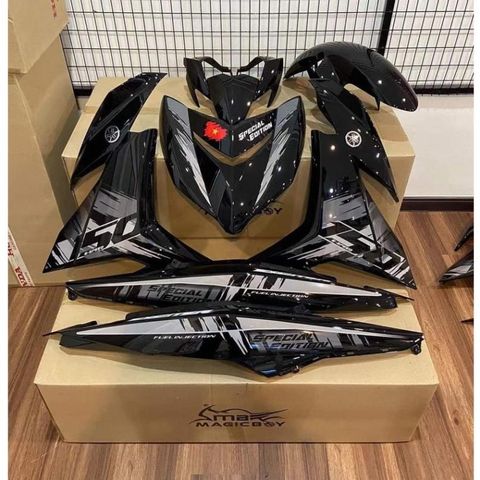 Tem Rời Yamaha Exciter 150 Đen Xám Special Edition 2022  - Decal In Chất Lượng