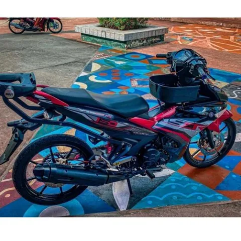Tem Rời Exciter 150 Mxking Đỏ Đen 2021  - Decal In Chất Lượng