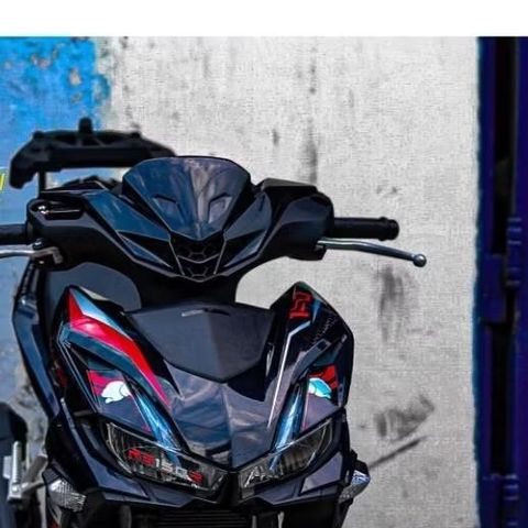 TEM DÁN MẪU ER XE WINNER X V3 MÀU ĐEN ĐỎ - Decal Cao Cấp Nhất