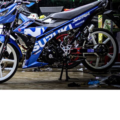 Tem Rời Satria F150 - Tặng Logo Ver 8