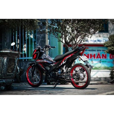 tem rời sonic zin 150R full đen phối đỏ trắng
