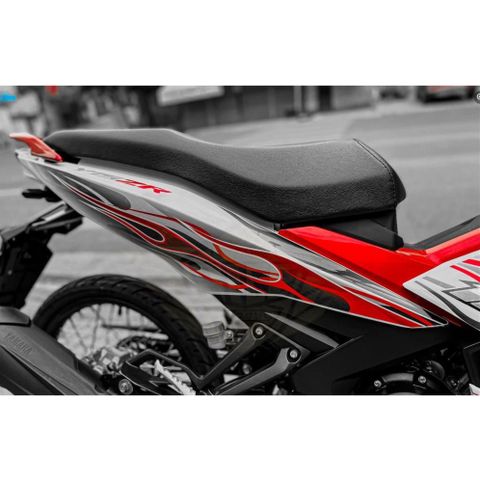 [FreeShip] [Ảnh thật] Tem rời Exciter150 - Mẫu Y15ZR - Tem lửa xám đỏ - Chuẩn From cực đẹp Quyen Decal