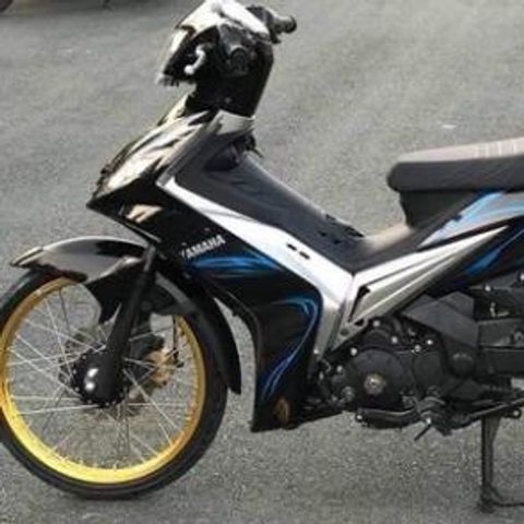 Tem Rời Yamaha Exciter 2006-2010 Đen Phối Xanh  - Decal In Chất Lượng