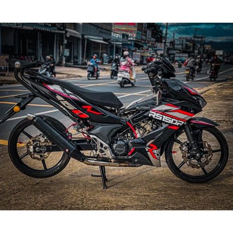 TEM DÁN RS150R XE WINNER X MÀU ĐEN - Decal Cao Cấp Nhất