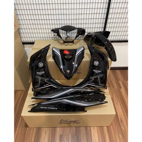 Tem Rời Ex 135 Rc 2011 Dán Xe Đen Phối Tem Trắng Xám  - Decal In Chất Lượng