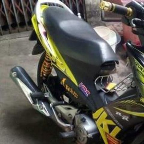 Tem Rời Suzuki Axelo RR 125 Vàng Đen - Tem Chuẩn  - Decal In Chất Lượng