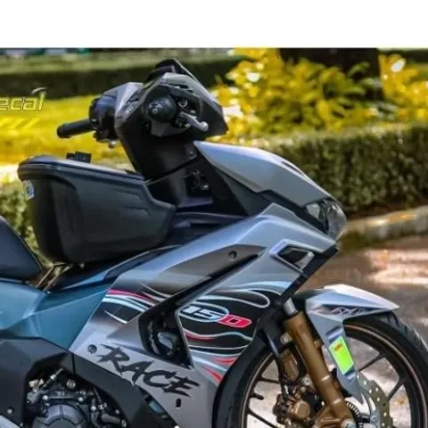 TEM LỬA DÁN XE WINNER X V3 MÀU BẠC XANH ĐEN - Decal Cao Cấp Nhất